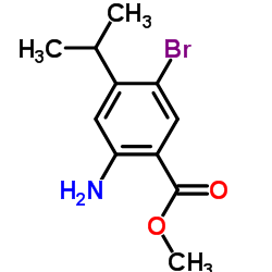 cas no 1000018-13-2 is Methyl 2-amino-5-bromo-4-isopropylbenzoate