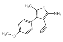 cas no 100005-23-0 is 2-Amino-4-(4-methoxyphenyl)-5-methylthiophene-3-carbonitrile