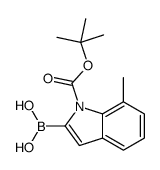 cas no 1000068-66-5 is [7-methyl-1-[(2-methylpropan-2-yl)oxycarbonyl]indol-2-yl]boronic acid
