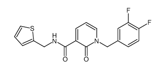 cas no 1001413-87-1 is 1-(3,4-DIFLUOROBENZYL)-2-OXO-N-(THIOPHEN-2-YLMETHYL)-1,2-DIHYDROPYRIDINE-3-CARBOXAMIDE