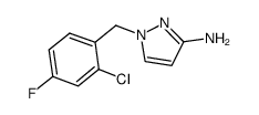 cas no 1001757-50-1 is 1-(2-Chloro-4-fluorobenzyl)pyrazol-3-ylamine