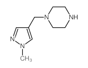 cas no 1001757-59-0 is 1-[(1-methyl-1H-pyrazol-4-yl)methyl]piperazine(SALTDATA: FREE)