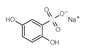 cas no 10021-55-3 is sodium 2,5-dihydroxybenzenesulphonate
