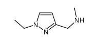 cas no 1002651-65-1 is 1-(1-ethyl-1H-pyrazol-3-yl)-N-methylmethanamine(SALTDATA: FREE)