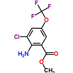 cas no 1003708-08-4 is Methyl 2-Amino-3-chloro-5-(trifluoromethoxy)benzoate