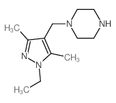 cas no 1004195-30-5 is 1-(1-ETHYL-3,5-DIMETHYL-1 H-PYRAZOL-4-YLMETHYL)-PIPERAZINE