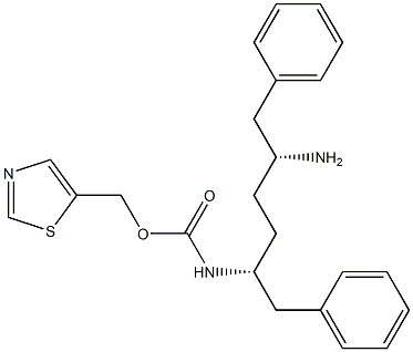 cas no 1004316-18-0 is thiazol-5-ylmethyl ((2R,5R)-5-amino-1,6-diphenylhexan-2-yl)carbamate