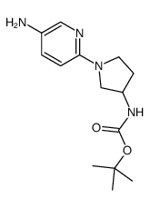 cas no 1004621-13-9 is tert-butyl N-[(3R)-1-(5-aminopyridin-2-yl)pyrrolidin-3-yl]carbamate
