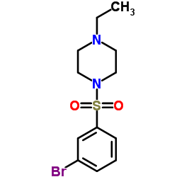 cas no 1004636-96-7 is 1-[(3-Bromophenyl)sulfonyl]-4-ethylpiperazine