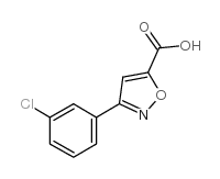 cas no 100517-43-9 is 3-(3-CHLORO-PHENYL)-ISOXAZOLE-5-CARBOXYLIC ACID