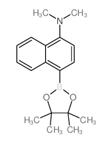 cas no 1007126-41-1 is N,N-Dimethyl-4-(4,4,5,5-tetramethyl-1,3,2-dioxaborolan-2-yl)naphthalen-1-amine