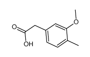 cas no 100861-38-9 is 2-(3-methoxy-4-methylphenyl)acetic acid
