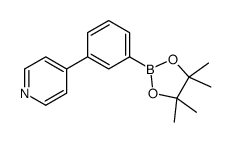 cas no 1009033-83-3 is 4-(3-(4,4,5,5-tetramethyl-1,3,2-dioxaborolan-2-yl)phenyl)pyridine
