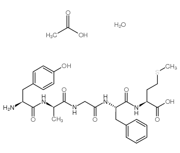 cas no 100929-62-2 is tyr-d-ala-gly-phe-met acoh h2o