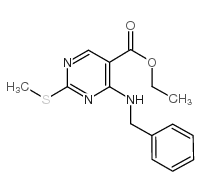 cas no 100973-67-9 is ETHYL 4-(BENZYLAMINO)-2-(METHYLTHIO)PYRIMIDINE-5-CARBOXYLATE