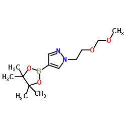 cas no 1013101-73-9 is 1-[2-(METHOXYMETHOXY)ETHYL]-4-(4,4,5,5-TETRAMETHYL-1,3,2-DIOXABOROLAN-2-YL)-1H-PYRAZOLE