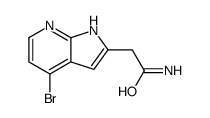 cas no 1014606-53-1 is 2-(4-Bromo-1H-pyrrolo[2,3-b]pyridin-2-yl)acetamide
