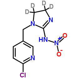 cas no 1015855-75-0 is imidacloprid d4 (imidazolidin-4,4,5,5 d4)