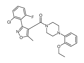 cas no 1016491-92-1 is [3-(2-Chloro-6-fluorophenyl)-5-methyl-1,2-oxazol-4-yl][4-(2-ethox yphenyl)-1-piperazinyl]methanone