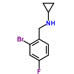 cas no 1016706-75-4 is N-(2-Bromo-4-fluorobenzyl)cyclopropanamine