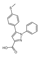 cas no 1017781-22-4 is 5-(4-METHYLSULFANYL-PHENYL)-1-PHENYL-1H-PYRAZOLE-3-CARBOXYLIC ACID