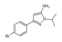 cas no 1017781-30-4 is 5-(4-BROMO-PHENYL)-2-ISOPROPYL-2H-PYRAZOL-3-YLAMINE