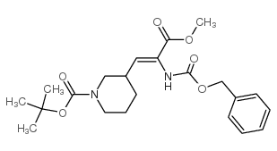 cas no 1017789-37-5 is 1-boc-3-(2-cbz-amino-2-methoxycarbonyl-vinyl)piperidine