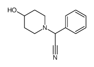 cas no 1018437-11-0 is 2-(4-hydroxypiperidin-1-yl)-2-phenylacetonitrile