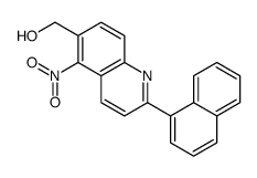 cas no 1018785-21-1 is (2-naphthalen-1-yl-5-nitroquinolin-6-yl)methanol