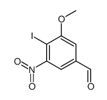 cas no 1021493-53-7 is 3-METHOXY-4-IODO-5-NITRO-BENZALDEHYDE