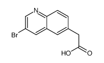 cas no 1022091-93-5 is 3-Bromo-6-quinolineacetic acid