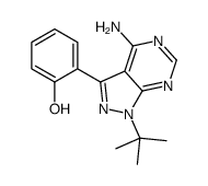 cas no 1027572-46-8 is 4-AMINO-1-TERT-BUTYL-3-(2-HYDROXYPHENYL)-1H-PYRAZOLO[3,4-D]PYRIMIDINE