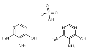 cas no 102783-18-6 is 4,5-diamino-6-hydroxypyrimidine hemisulfate