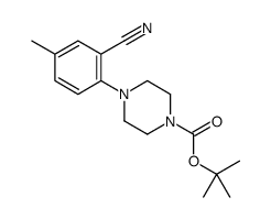 cas no 1027911-78-9 is tert-Butyl 4-(2-cyano-4-methylphenyl)piperazine-1-carboxylate