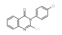 cas no 1028-40-6 is 4(1H)-Quinazolinone,3-(4-chlorophenyl)-2,3-dihydro-2-thioxo-