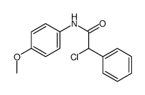 cas no 10295-48-4 is 2-chloro-N-(4-methoxyphenyl)-2-phenylacetamide
