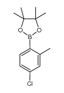 cas no 1030832-75-7 is 4-chloro-2-methylphenylboronic acid pinacol ester