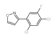 cas no 103318-73-6 is 3-(2,4-DICHLORO-5-FLUOROPHENYL)ISOXAZOLE