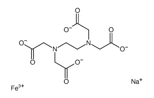 cas no 10346-69-7 is ETHYLENEDIAMINETETRAACETIC ACID, IRON (III), MONOSODIUM SALT