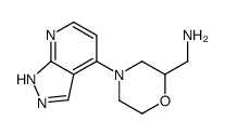 cas no 1034769-58-8 is (4-(1H-PYRAZOLO[3,4-B]PYRIDIN-4-YL)MORPHOLIN-2-YL)METHANAMINE