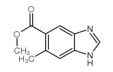 cas no 10351-79-8 is 5-Benzimidazolecarboxylicacid,6-methyl-,methylester(8CI)