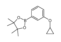 cas no 1035690-24-4 is 2-(3-Cydopropoxy-phenyl)-4,4,5,5-tetramethy-[1,3,2]dioxaborolane