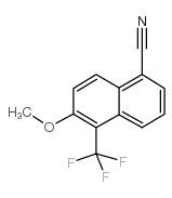 cas no 103604-49-5 is 1-CYANO-6-METHOXY-5-(TRIFLUOROMETHYL)NAPHTHALENE