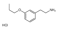 cas no 103686-13-1 is 2-(3-propoxyphenyl)ethanamine(SALTDATA: HCl)