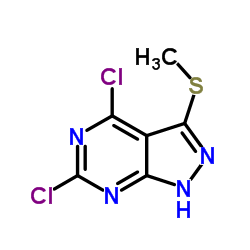 cas no 1037479-36-9 is 4,6-DICHLORO-3-(METHYLTHIO)-1H-PYRAZOLO[3,4-D]PYRIMIDINE