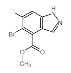 cas no 1037841-34-1 is Methyl 5-bromo-6-chloro-1H-indazole-4-carboxylate