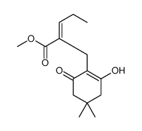 cas no 1038998-72-9 is methyl (E)-2-[(2-hydroxy-4,4-dimethyl-6-oxocyclohexen-1-yl)methyl]pent-2-enoate