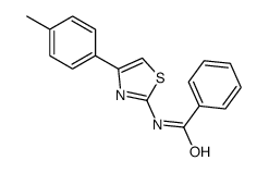 cas no 103966-01-4 is N-[4-(4-methylphenyl)-1,3-thiazol-2-yl]benzamide