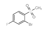 cas no 1039744-23-4 is 2-Bromo-4-fluoro-1-(methylsulfonyl)benzene