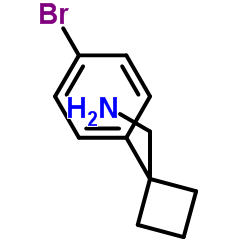 cas no 1039932-36-9 is 1-[1-(4-Bromophenyl)cyclobutyl]methanamine